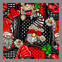 Ladybug Gnomes Seamless Pattern Vintage Tee | Teevron