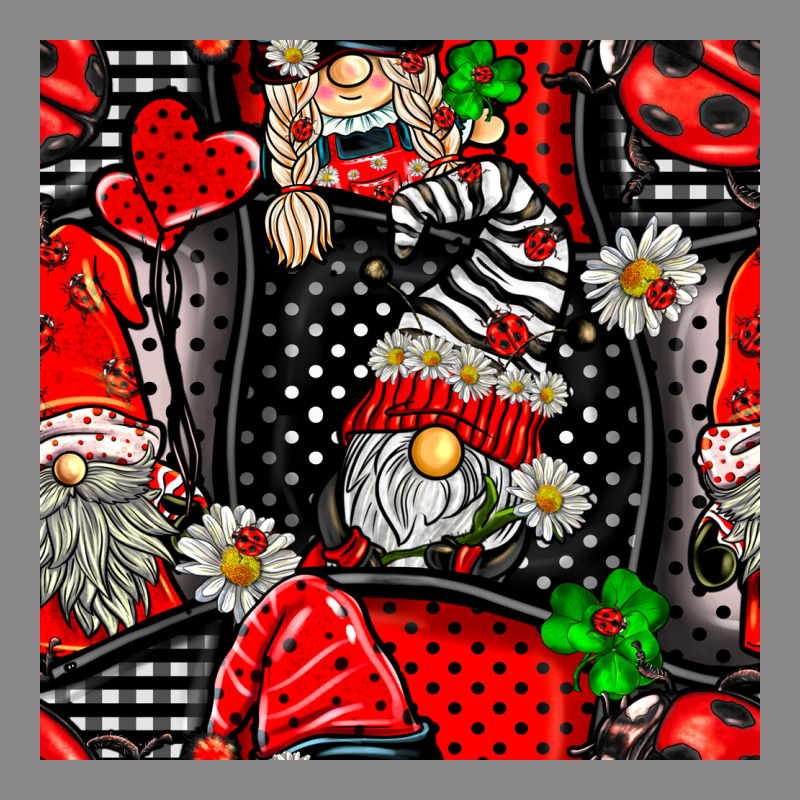 Ladybug Gnomes Seamless Pattern Vintage Tee by BundleAndBundleShop | Teevron
