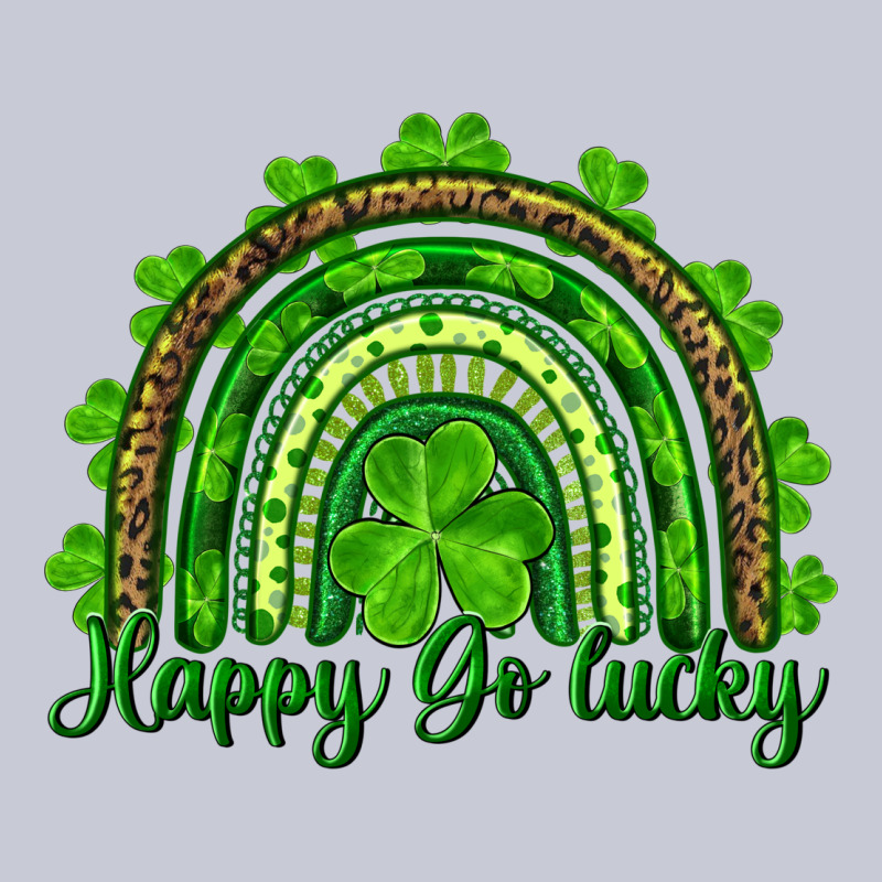 Saint Patricks Day Happy Go Lucky Rainbow Heavyweight Hoodie by RanaPortraitStore | Teevron
