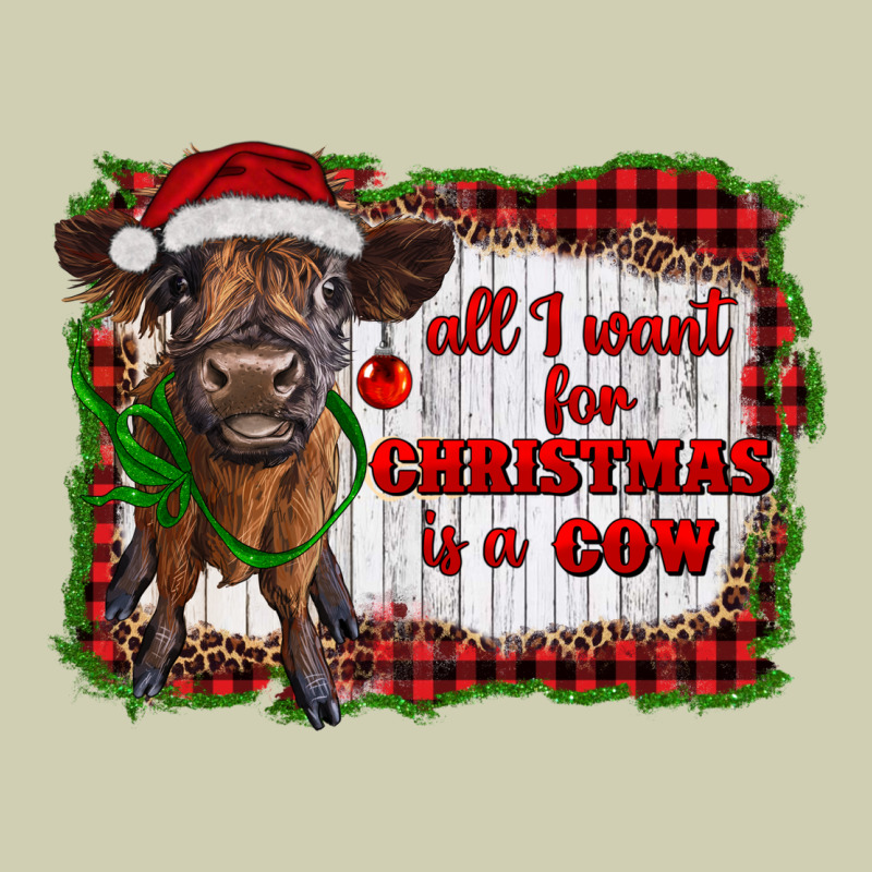 All I Want For Christmas Is A Cow Highland Calf Heavy Core Tee by RanaPortraitStore | Teevron