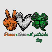 Peace Love St Patrick's Day Premium Sweatshirt | Teevron