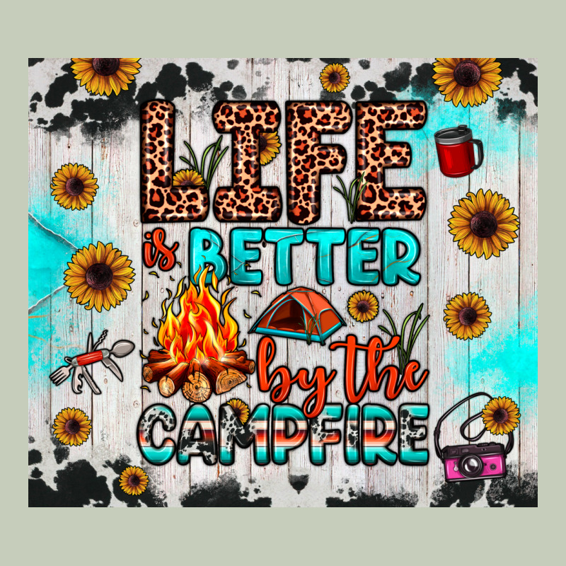 Life Is Better By The Campfire Ladies Tee by JahusDesignShop | Teevron
