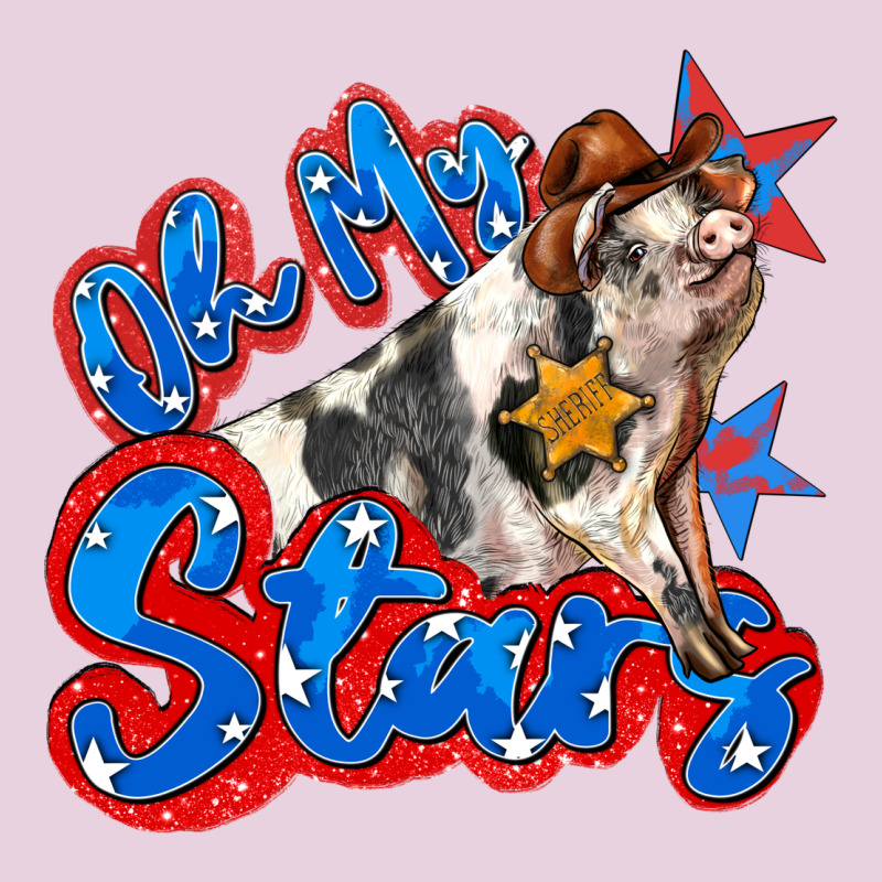 Oh My Stars Pig Ladies Tee by Zillion Design Studio | Teevron