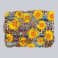 Aztec Sunflower Leopard Background Heavyweight Sweatshirt | Teevron