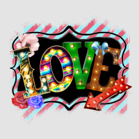 Love Frame Digital Valentines Day Premium Sweatshirt | Teevron