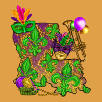Louisiana Map Mardi Gras Premium Hoodie | Teevron