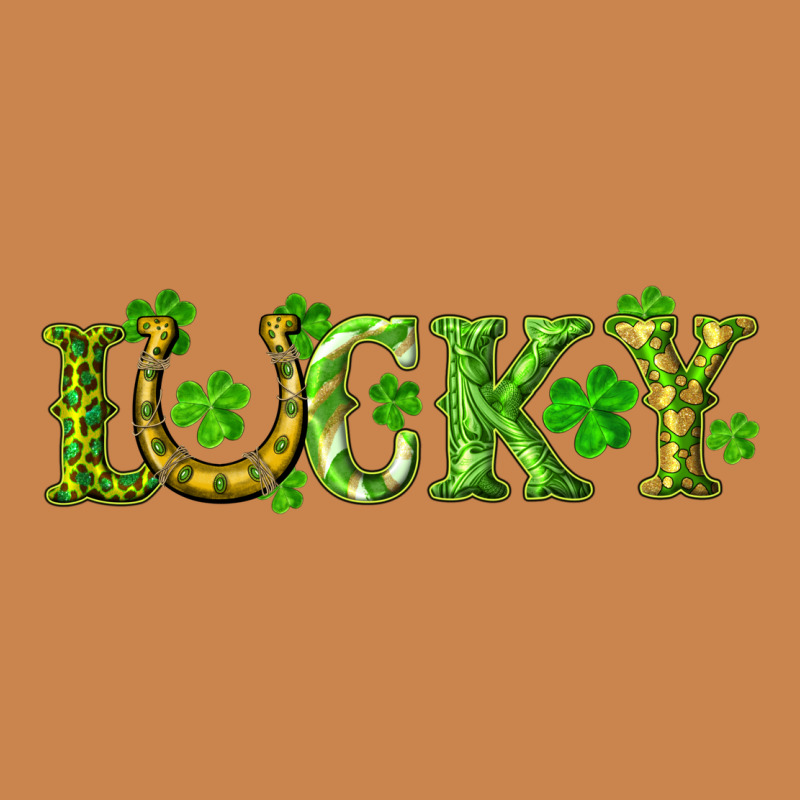 St. Patrick's Day Lucky With Clovers And Horseshoe Heavyweight Hoodie by RanaPortraitStore | Teevron