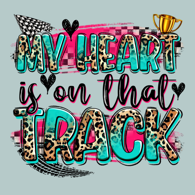 My Heart Is On That Track Heavy Core Tee by Zillion Design Studio | Teevron