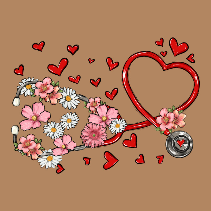 Valentine's Day Stethoscope Long Sleeve Tee by MaliasSmallBusiness | Teevron