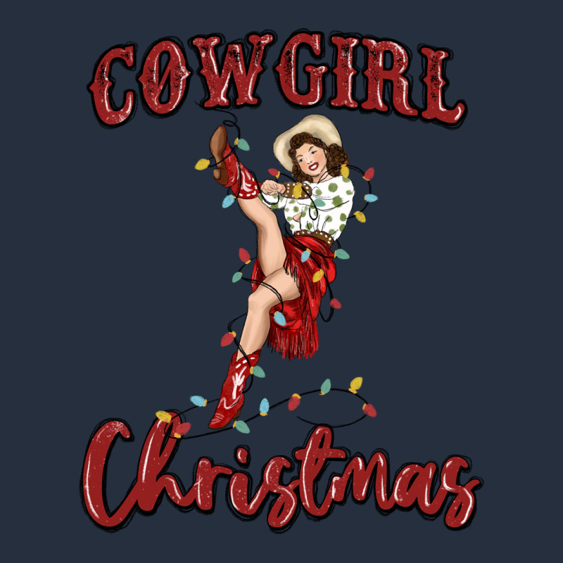 Cowgirl Christmas Zipper Hoodie by MaliasSmallBusiness | Teevron