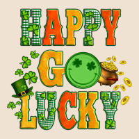 Happy Go Lucky  With Coin And Shamrock Urban Heavy Tee | Teevron