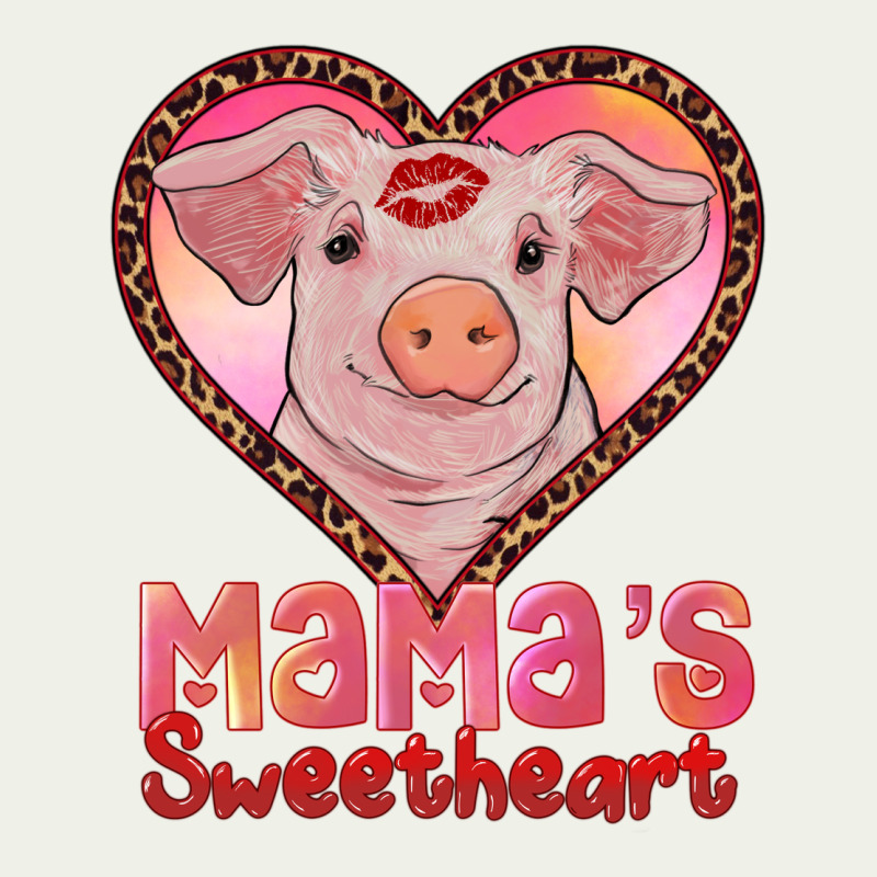Mama's Sweetheart Baby Pig Urban Heavy Tee by AdoDesignShop | Teevron