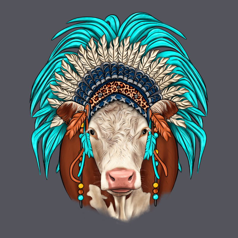 Hereford Indian Headdress Vintage Hoodie by JahusDesignShop | Teevron
