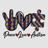Peace Love Autism Premium Sweatshirt | Teevron