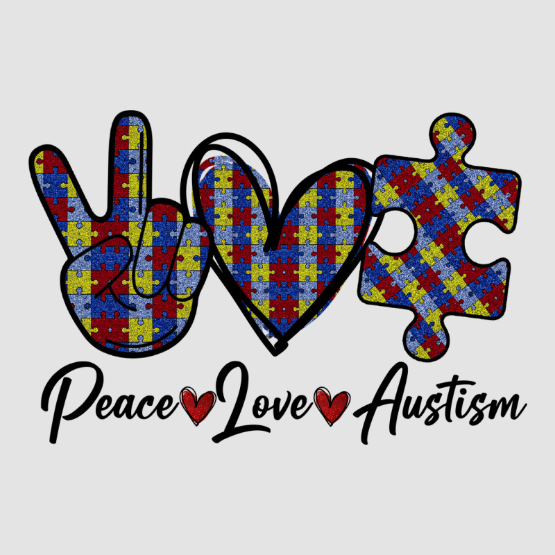 Peace Love Autism Premium Sweatshirt by Bettercallsaul | Teevron