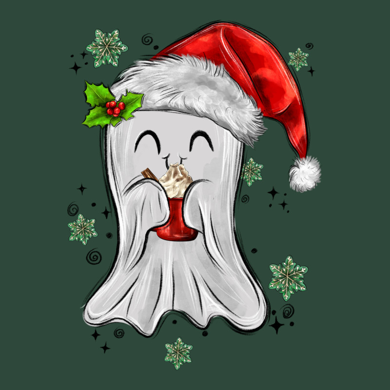 Merry Christmas Ghost Zipper Hoodie by MaliasSmallBusiness | Teevron