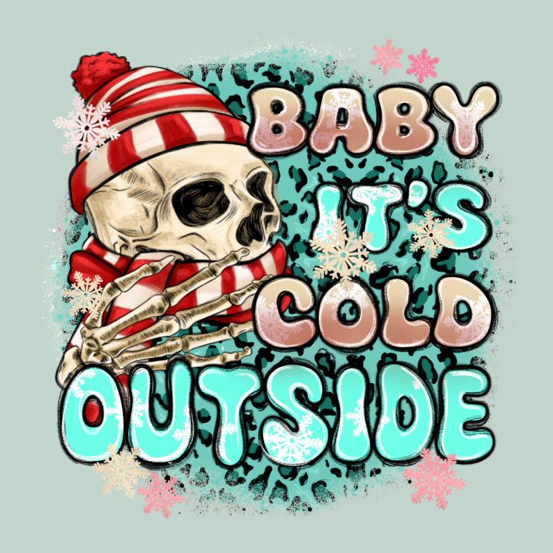 Baby Its Cold Outside Skeleton Zipper Hoodie by MaliasSmallBusiness | Teevron