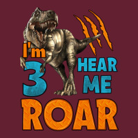 I'm Three Hear Me Roar Dinosaur Birthday Classic Tee | Teevron