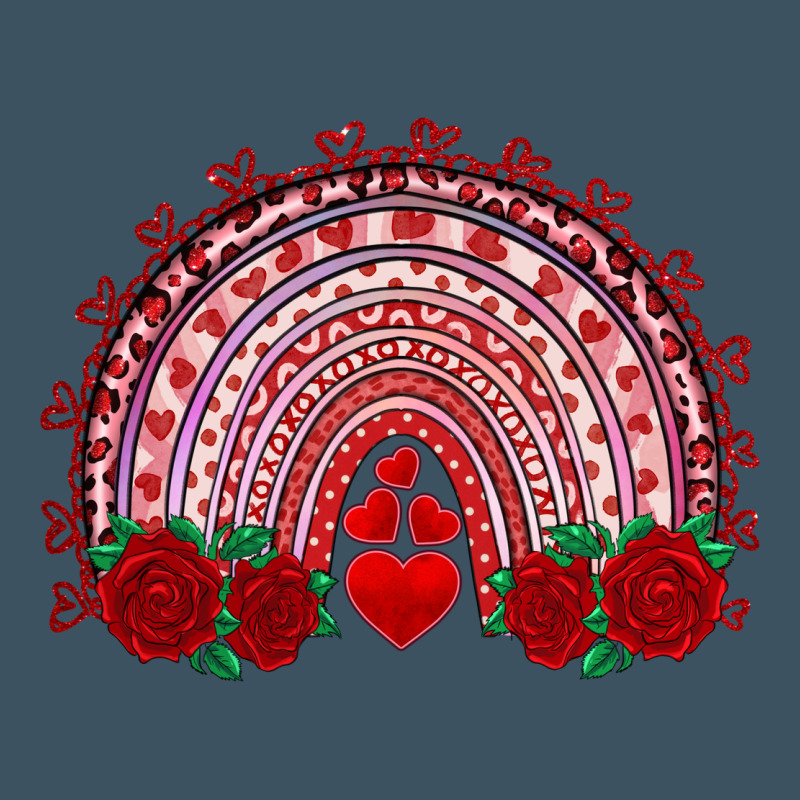 Valentine's Day Rainbow With Roses Urban Heavy Tee by AdoDesignShop | Teevron