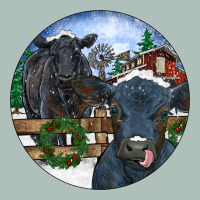 Black Angus Cattle And Calf Christmas Heavyweight Hoodie | Teevron