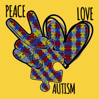 Peace Love Autism Premium Sweatshirt | Teevron