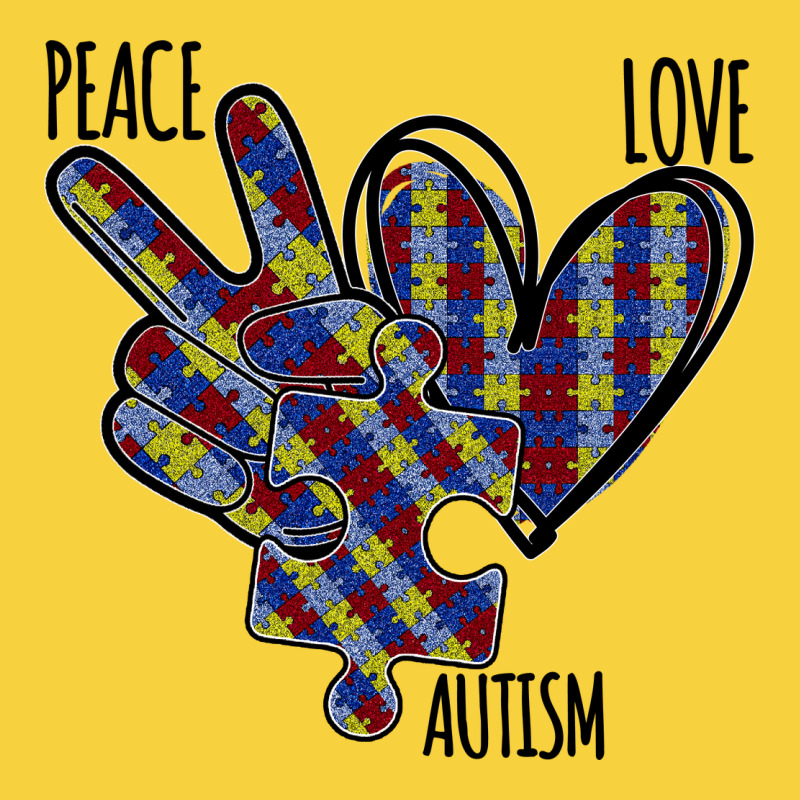 Peace Love Autism Premium Sweatshirt by Bettercallsaul | Teevron
