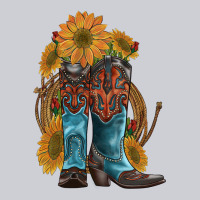 Western Boots With Sunflowers Heavyweight Sweatshirt | Teevron