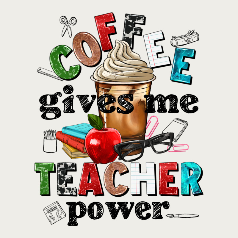 Coffee Gives Me Teacher Power Zipper Hoodie by NancyCooperArtShop | Teevron