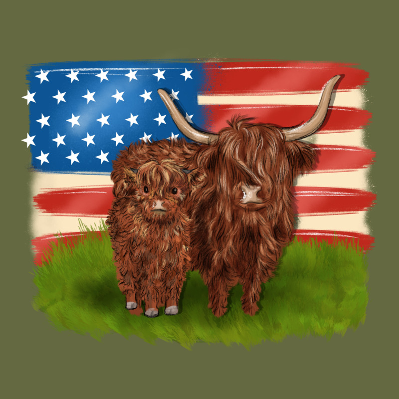 American Cows Long Sleeve Tee by MaliasSmallBusiness | Teevron