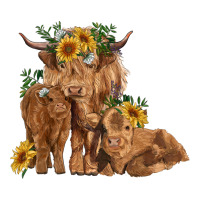 highland cow family | Teevron