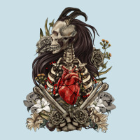 Floral Skeleton Ladies Tee | Teevron