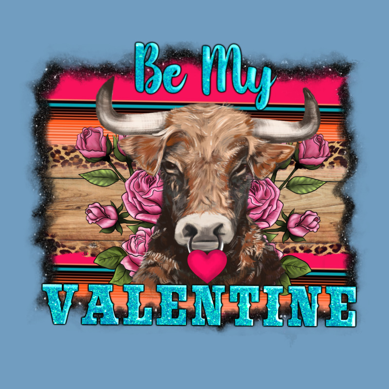 Be My Valentine With Cow Urban Heavy Tee by AdoDesignShop | Teevron