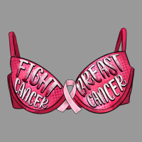 Fight Cancer Breast Cancer Bra Vintage Hoodie | Teevron