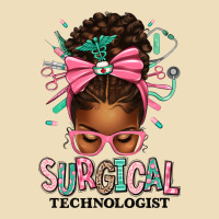 Surgical Technologist Afro Messy Bun Premium Hoodie | Teevron