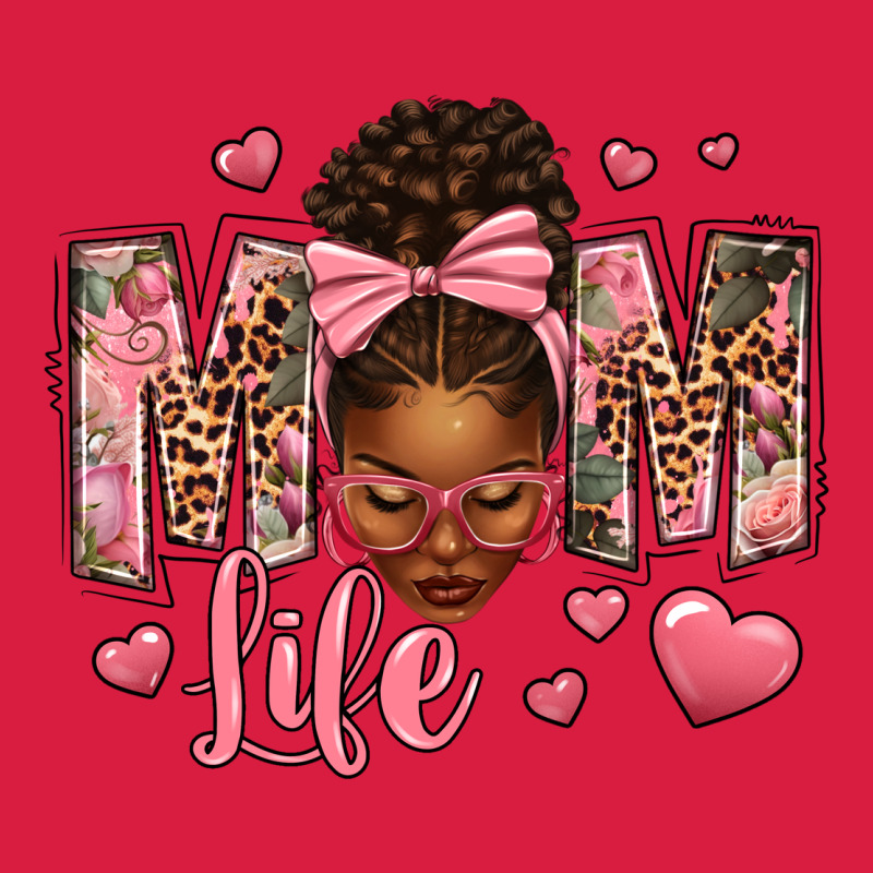 Afro Messy Bun Mom Life Premium Hoodie by texasbilliewilder | Teevron