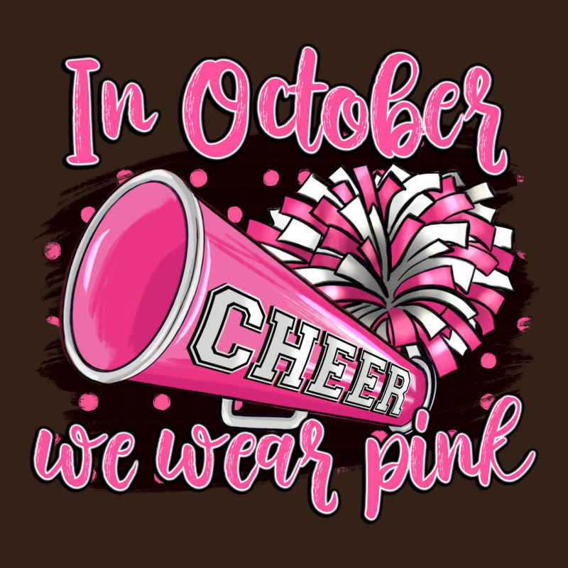 In October We Wear Pink Cheer Heavy Core Tee by BarkalooDesign | Teevron