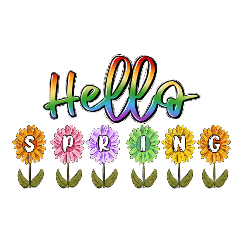 Hello Spring Long Sleeve Tee by MaliasSmallBusiness | Teevron