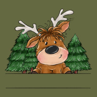 Personalized Christmas Deer Long Sleeve Tee | Teevron