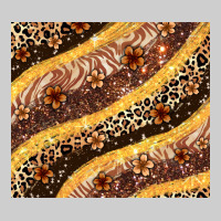 Melanin Leopard Glitter Premium Tee | Teevron