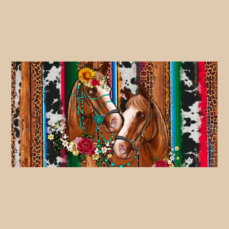 Western Horses Gemstone Horse Cowhide Leopard Floral Background Licens Heavyweight Sweatshirt by Artiststas | Teevron