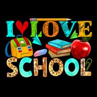 I Love School Zipper Hoodie | Teevron