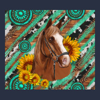 Western Horse With Gemstone And Sunflower Heavyweight Sweatshirt | Teevron