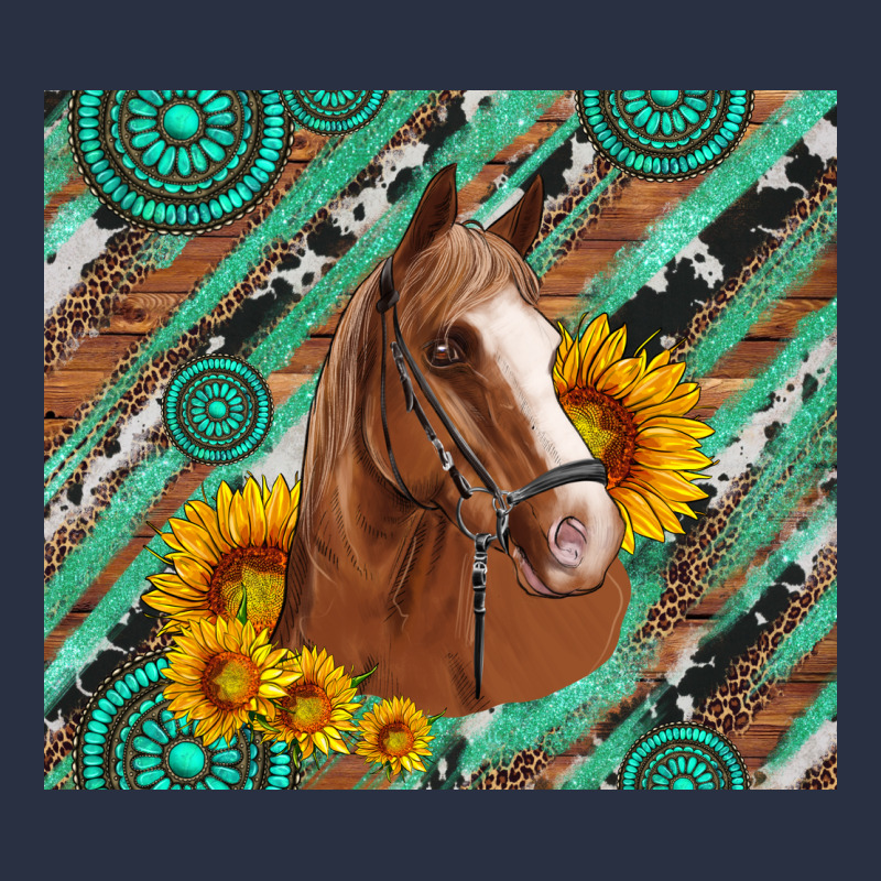Western Horse With Gemstone And Sunflower Heavyweight Sweatshirt by Artiststas | Teevron