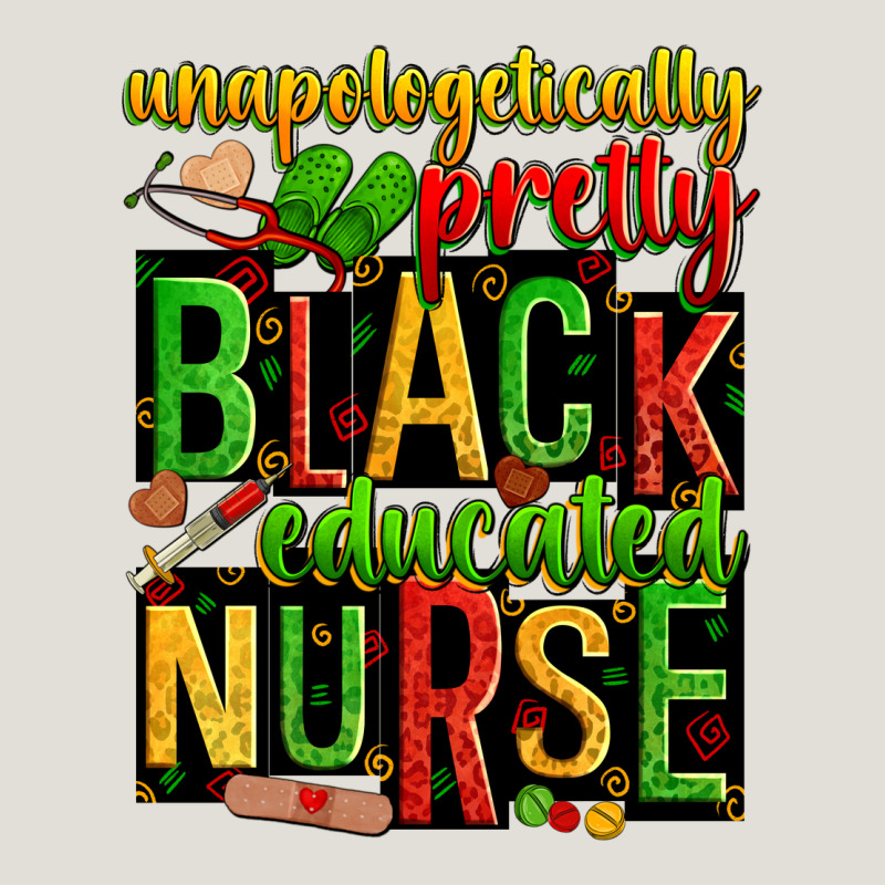 Unapologetically Pretty Black And Educated Nurse Heavy Core Tee by Zillion Design Studio | Teevron