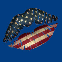Vintage American Flag Lips Premium Sweatshirt | Teevron