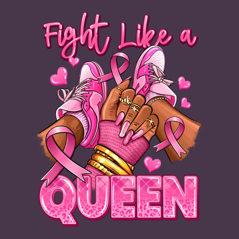 Survivor Queen Breast Cancer Afro Girl Sneakers Heavyweight Hoodie by RanaPortraitStore | Teevron