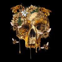 Flower Skeleton Bees Ladies Tee | Teevron