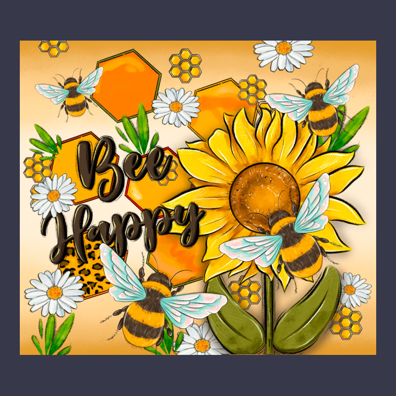 Bee Happy Long Sleeve Tee by MaliasSmallBusiness | Teevron