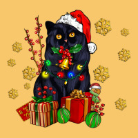 Black Cat Meowy Christmas Vintage Hoodie | Teevron