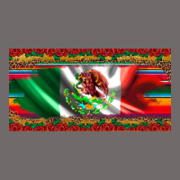 Mexico Flag Serape Roses Leopard And Glitter Licanse Plate Urban Heavy Tee | Teevron